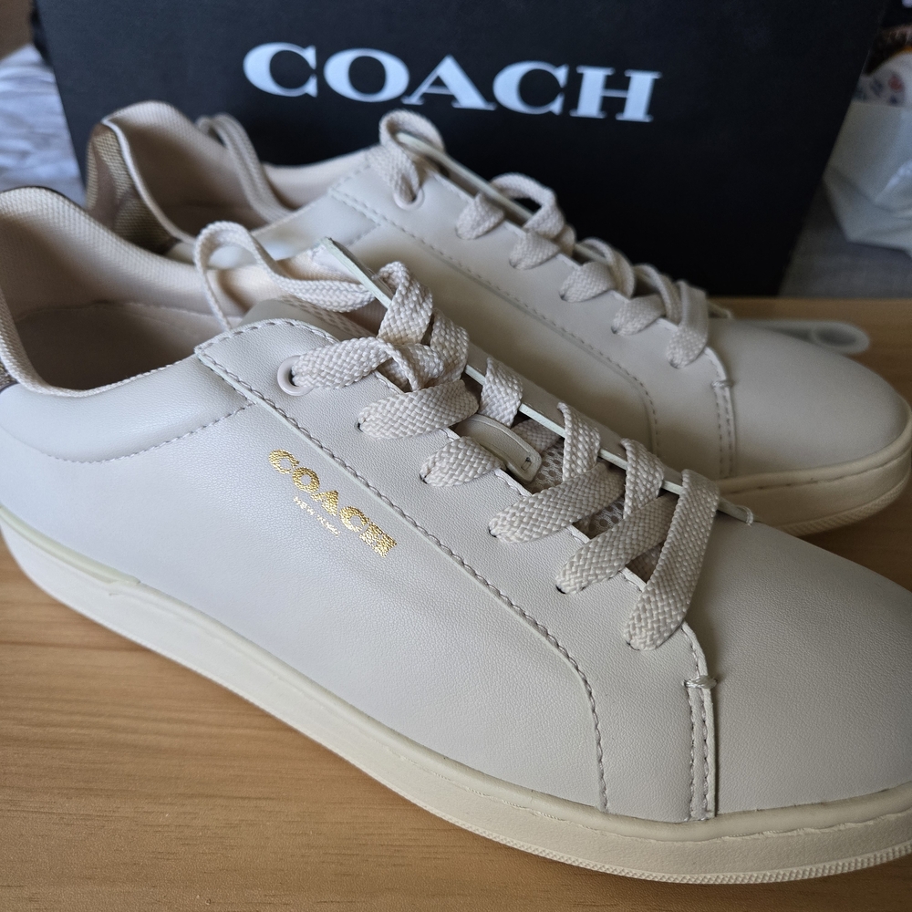 Coach Cream Sneakers
